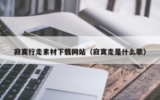 福鼎寂寞行走素材下载网站（寂寞走是什么歌）